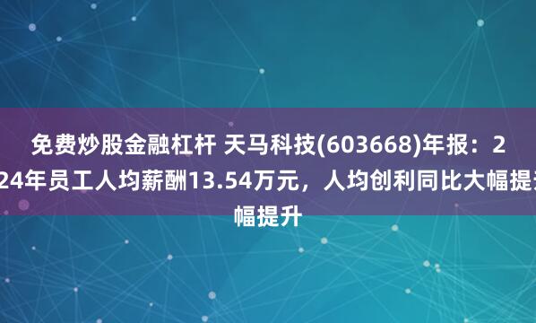 免费炒股金融杠杆 天马科技(603668)年报：2024年员工人均薪酬13.54万元，人均创利同比大幅提升