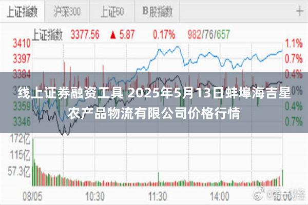 线上证券融资工具 2025年5月13日蚌埠海吉星农产品物流有限公司价格行情