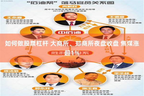如何做股票杠杆 大商所、郑商所夜盘收盘 焦煤涨超1%